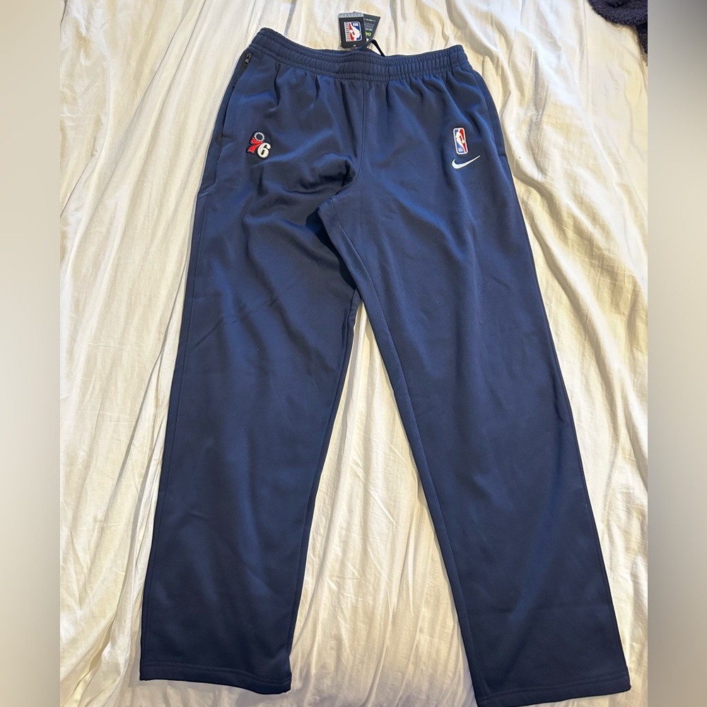 NBA sweat pants for the 76ers.New with tags.  *matching ziptop another listing